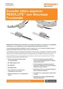 Encoder ottico assoluto RESOLUTE™ con Sicurezza Funzionale